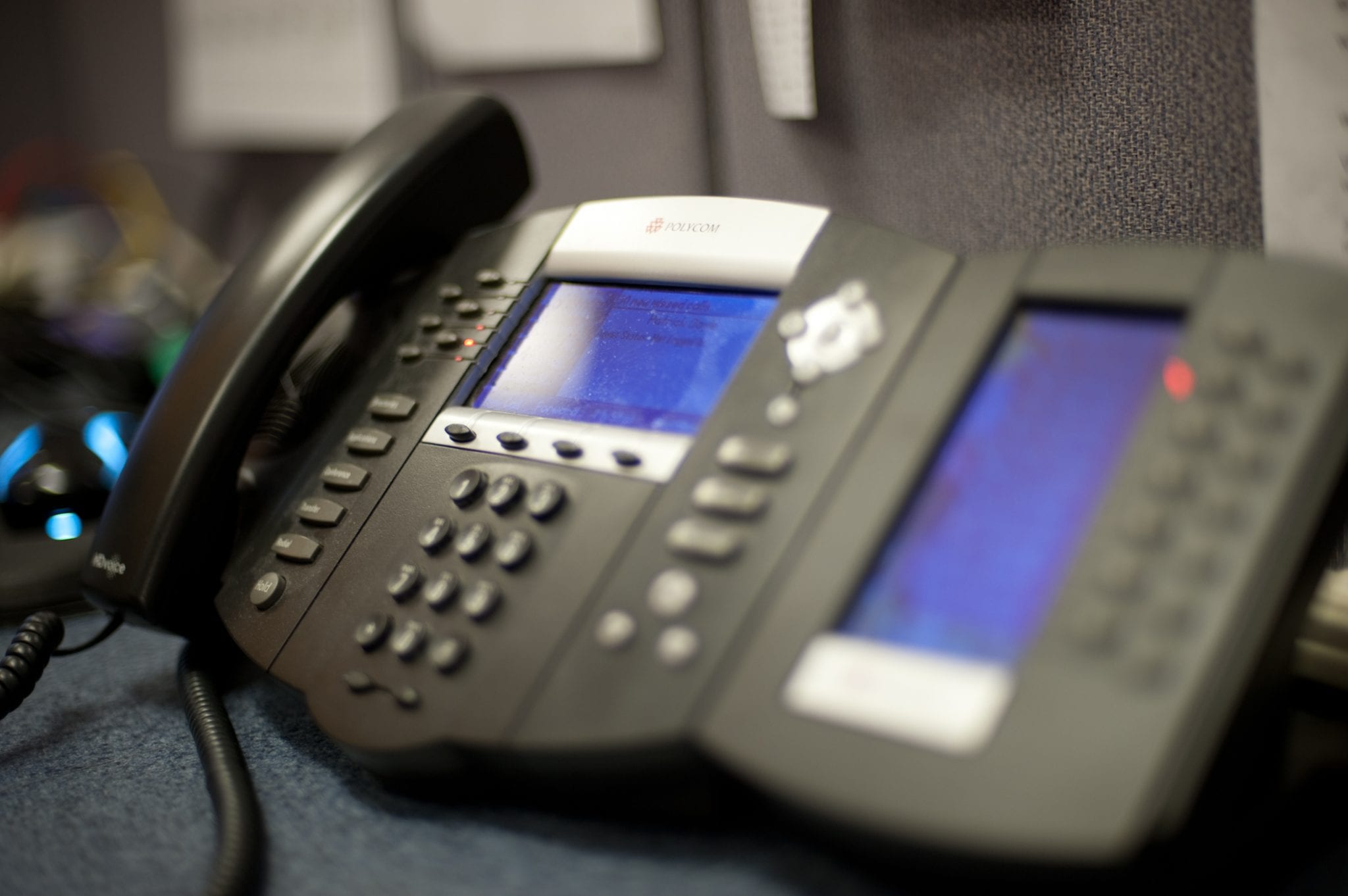 Polycom business desk phone