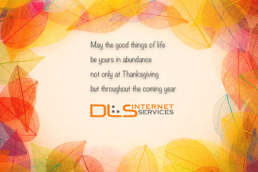 DLS Thanksgiving message