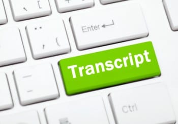 keyboard image with transcript option