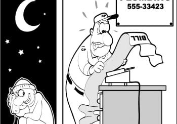 Fraud cartoon