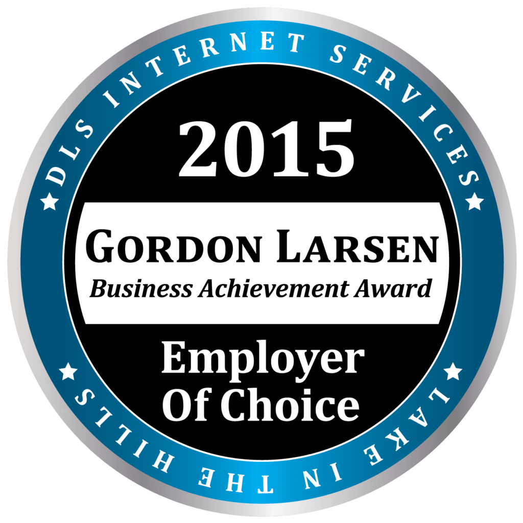 DLS Receives Gordon Larsen Business Achievement Award “Employer of Choice”
