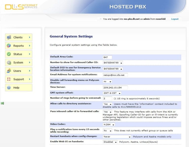 Basic System Settings