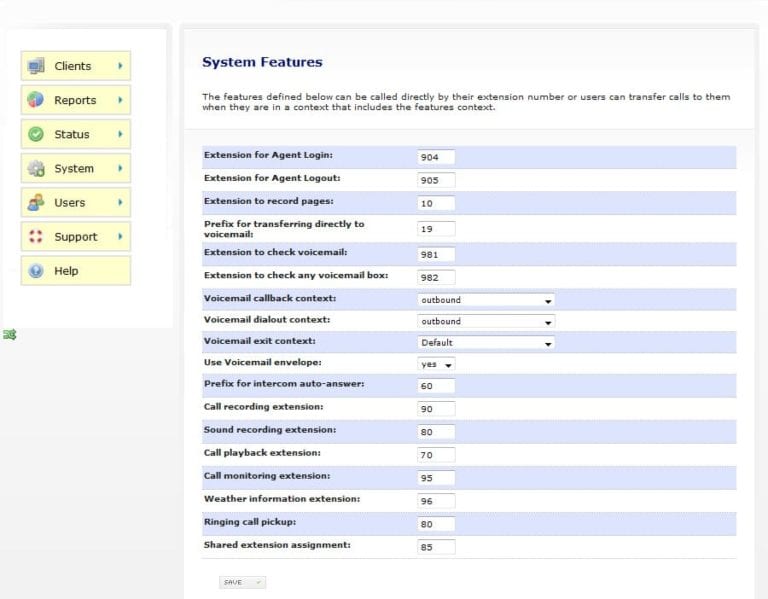 System Features